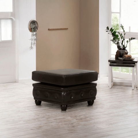 Puf pikowany Chesterfield 75x70 FELIX