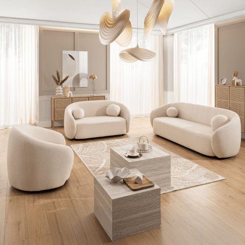 Zestaw mebli nowoczesnych 3+2+1 Cloudi