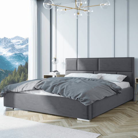 Łóżko tapicerowane glamour GLOW