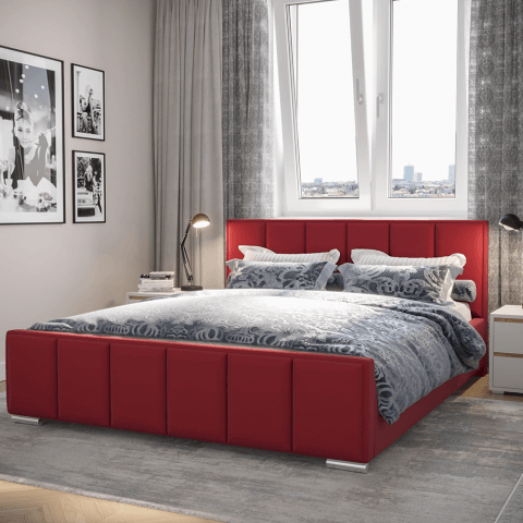 Łóżko tapicerowane glamour STELLA