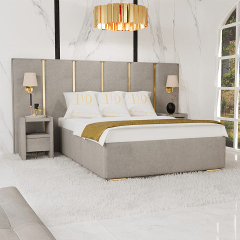 Łóżko tapicerowane GLAM