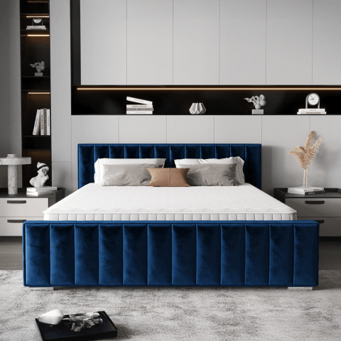 Łóżko tapicerowane glamour OLMO