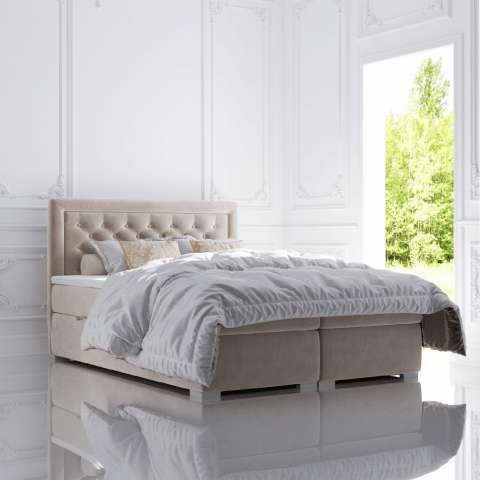 Łóżko kontynentalne GRACJA