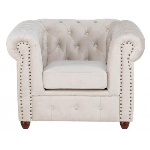 Fotel pikowany chesterfield VINCENT