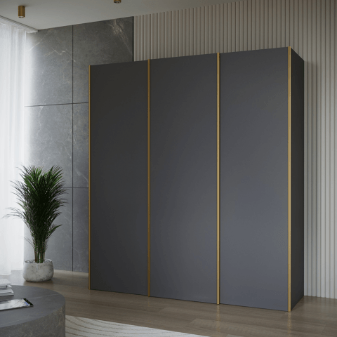 Szafa przesuwna trzydrzwiowa  na wymiar DENE PREMIUM
