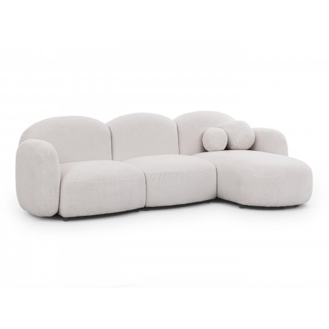 Narożnik pięcioosobowy z ozdobnymi poduszkami Bloop