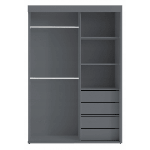 Dwie szuflady do szafy przesuwnej.