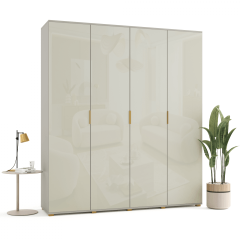 Szafa uchylna czterodrzwiowa z lacobelem na wymiar Mery