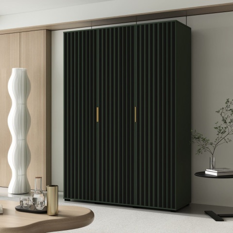 Szafa uchylna trzydrzwiowa z lamelami na wymiar Foxi