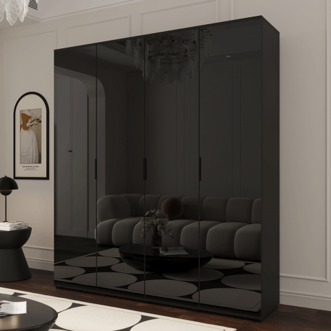 Szafa uchylna czterodrzwiowa z lacobelem na wymiar Mery