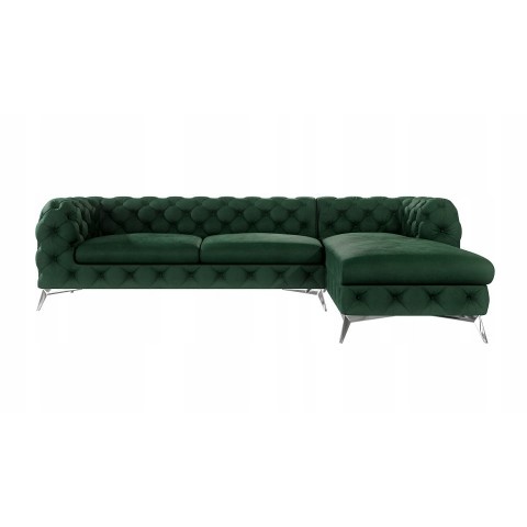 Narożnik czteroosobowy pikowany Chesterfield TEO 2+OT