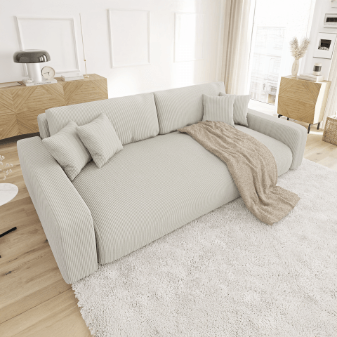 Sofa trzyosobowa z funkcją spania nowoczesna Sergio