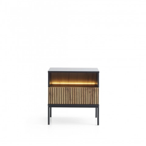 Stolik nocny z oświetleniem LED Resto S54