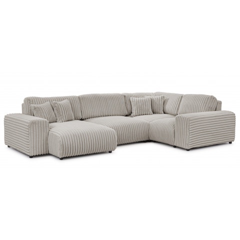 Nowoczesny szary narożnik Candi – duży komfortowy do salonu