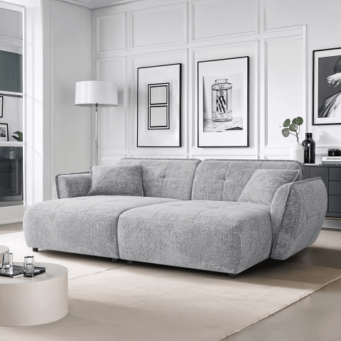 Kanapa Lumi XL 4-osobowa - Duża Sofa z Głębokim Siedziskiem