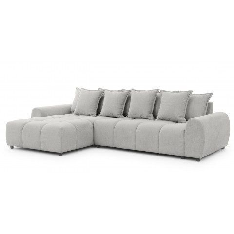 Narożnik jasnoszary Mallow L-kształtny – Tkanina hydrofobowa