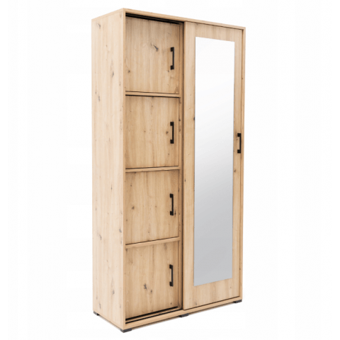 Nowoczesna garderoba z lustrem Pako na wymiar