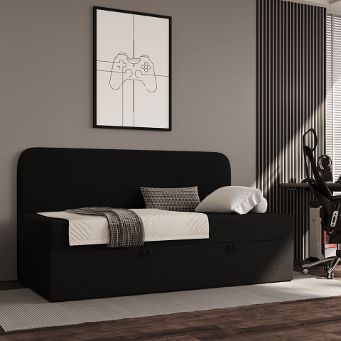 Łóżko Montana Comfort młodzieżowe z pojemnikiem na pościel na wymiar