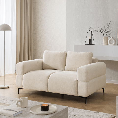 Nowoczesna Sofa 2-osobowa Valentia na Wysokich Nóżkach