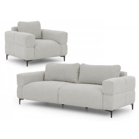 Zestaw Wypoczynkowy 3+1 Valentia – Komplet Sofa + fotel do Salonu
