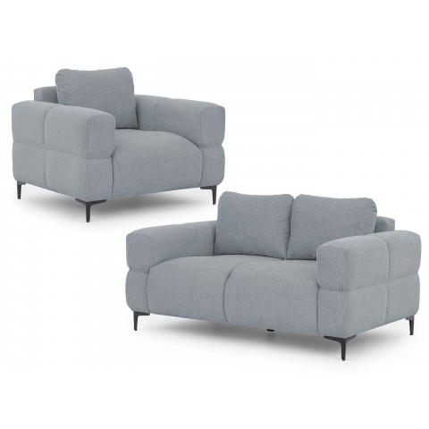 Zestaw Wypoczynkowy 2+1 Valentia – Komplet sofa + fotel do Salonu