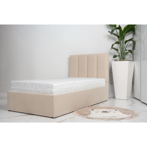 Łóżko młodzieżowe Atlanta jednoosobowe z pojemnikiem na pościel na wymiar