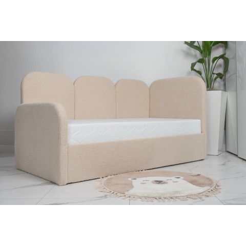 Łóżko młodzieżowe Arizona jednoosobowe z pojemnikiem na pościel na wymiar