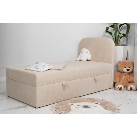 Łóżko Denver Comfort młodzieżowe z pojemnikiem na pościel na wymiar