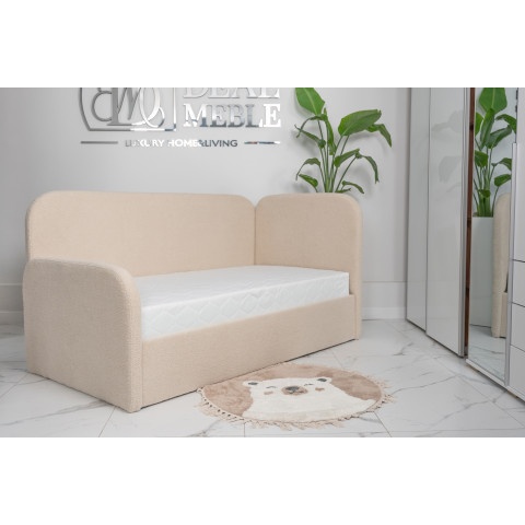 Łóżko młodzieżowe Waszyngton jednoosobowe z pojemnikiem na pościel na wymiar