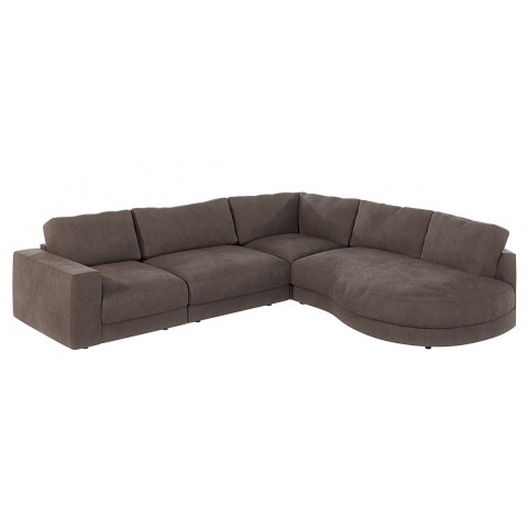 Narożnik TROT Khaki – Duży nowoczesny narożnik do salonu