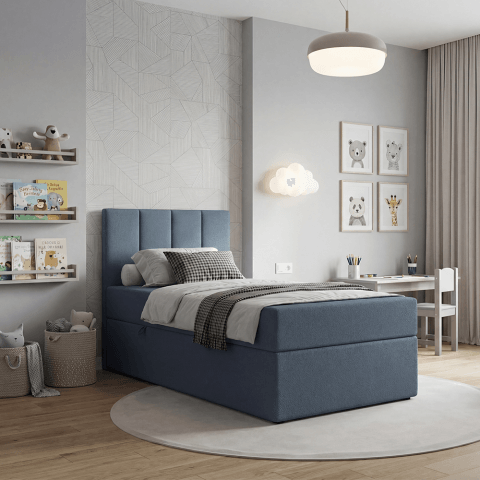 Łóżko Atlanta Comfort młodzieżowe z pojemnikiem na pościel na wymiar