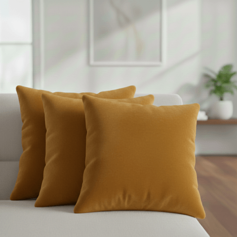 Zestaw trzech poduszek dekoracyjnych - tkanina do wyboru