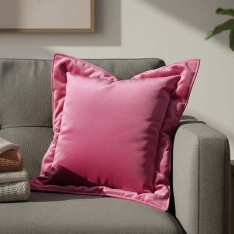 Poduszka dekoracyjna z lamówką - tkanina do wyboru