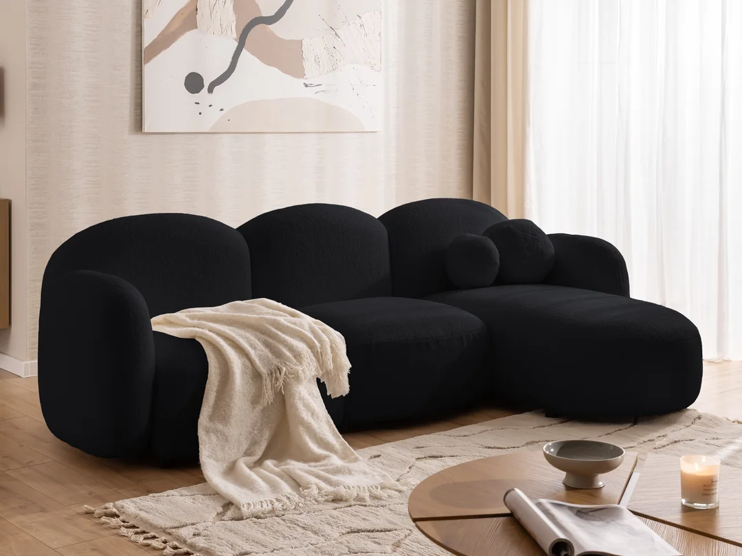 Narożnik pięcioosobowy z ozdobnymi poduszkami Bloop 268x146 — Quelle 100
