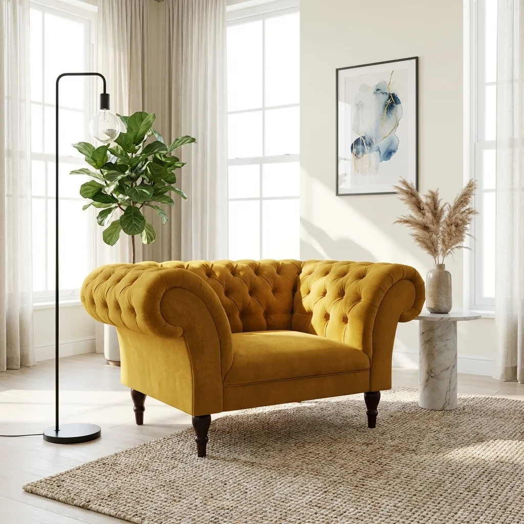 Fotel pikowany PORTO Chesterfield — Riviera 41