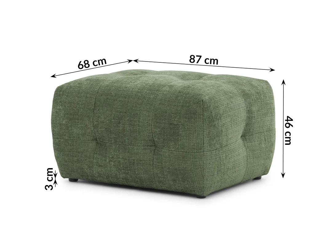 Hocker Imperial – Pikowany Puf do Salonu 68x87 — zdjęcie 4