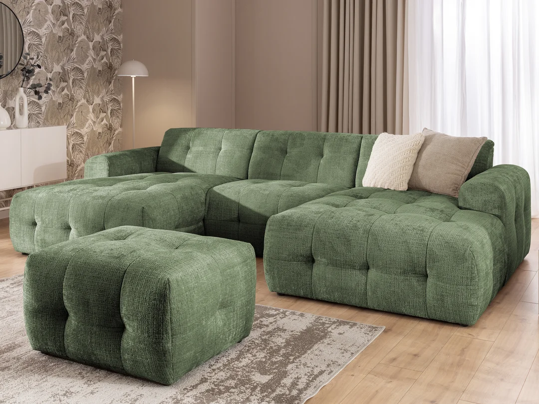 Hocker Imperial – Pikowany Puf do Salonu 68x87 — Cremona 39