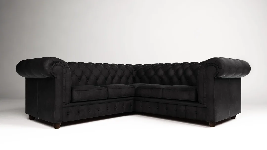 Narożnik pięcioosobowy pikowany 2+E+2 Chesterfield SOLARIS 258x258 — Riviera 100