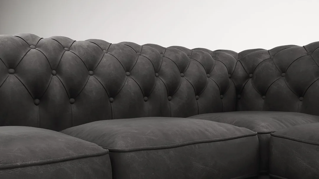 Narożnik pięcioosobowy pikowany 2+E+2 Chesterfield SOLARIS 258x258 — Riviera 95