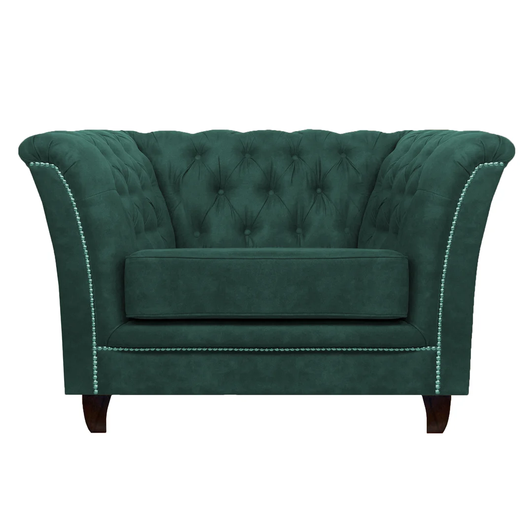 Fotel pikowany chesterfield HASSO — Riviera 38