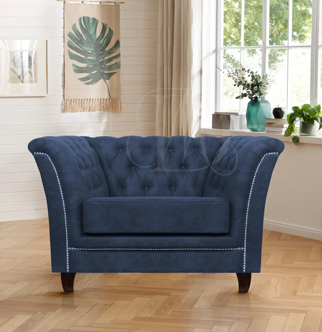 Fotel pikowany chesterfield HASSO — Riviera 81