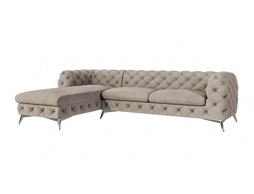 Narożnik czteroosobowy TEO 2+OT pikowany Chesterfield 262x200 — Riviera 16