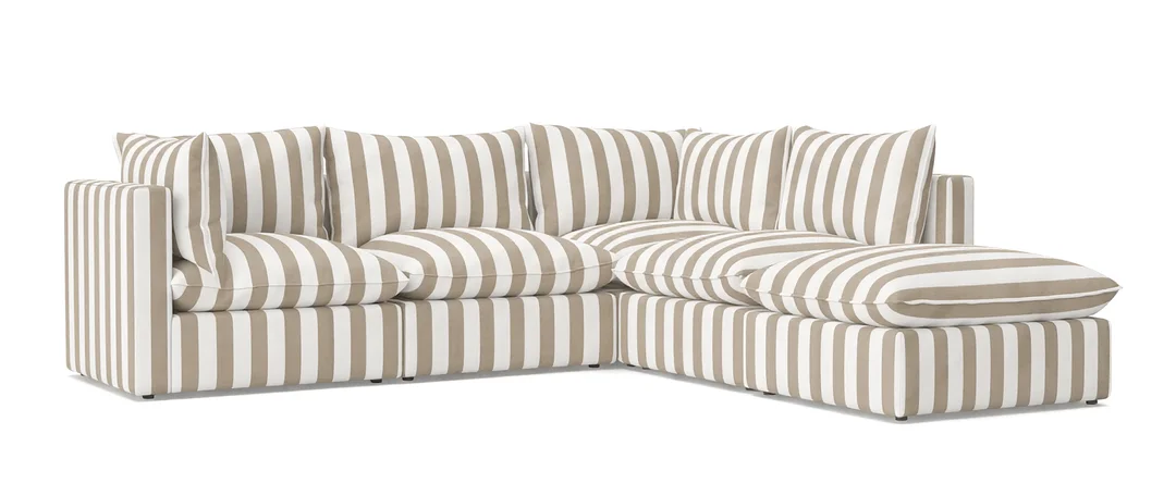 Modułowy narożnik ogrodowy Marvella 10 Nowoczesna sofa Outdoor — zdjęcie 2
