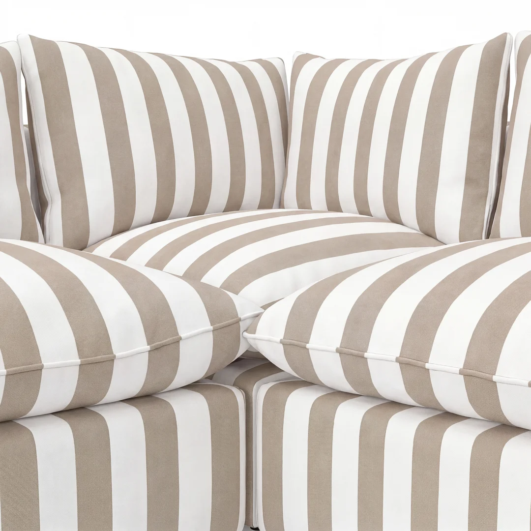 Modułowy narożnik ogrodowy Marvella 10 Nowoczesna sofa Outdoor — zdjęcie 4