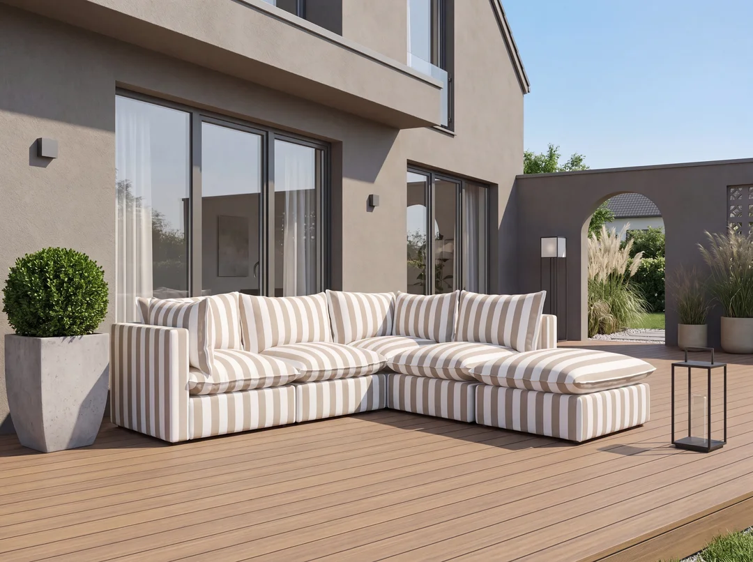 Modułowy narożnik ogrodowy Marvella 10 Nowoczesna sofa Outdoor — zdjęcie 6