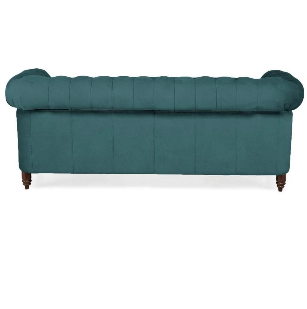 Sofa trzyosobowa pikowana Chesterfield VINCENT 203x87 — Kronos 13