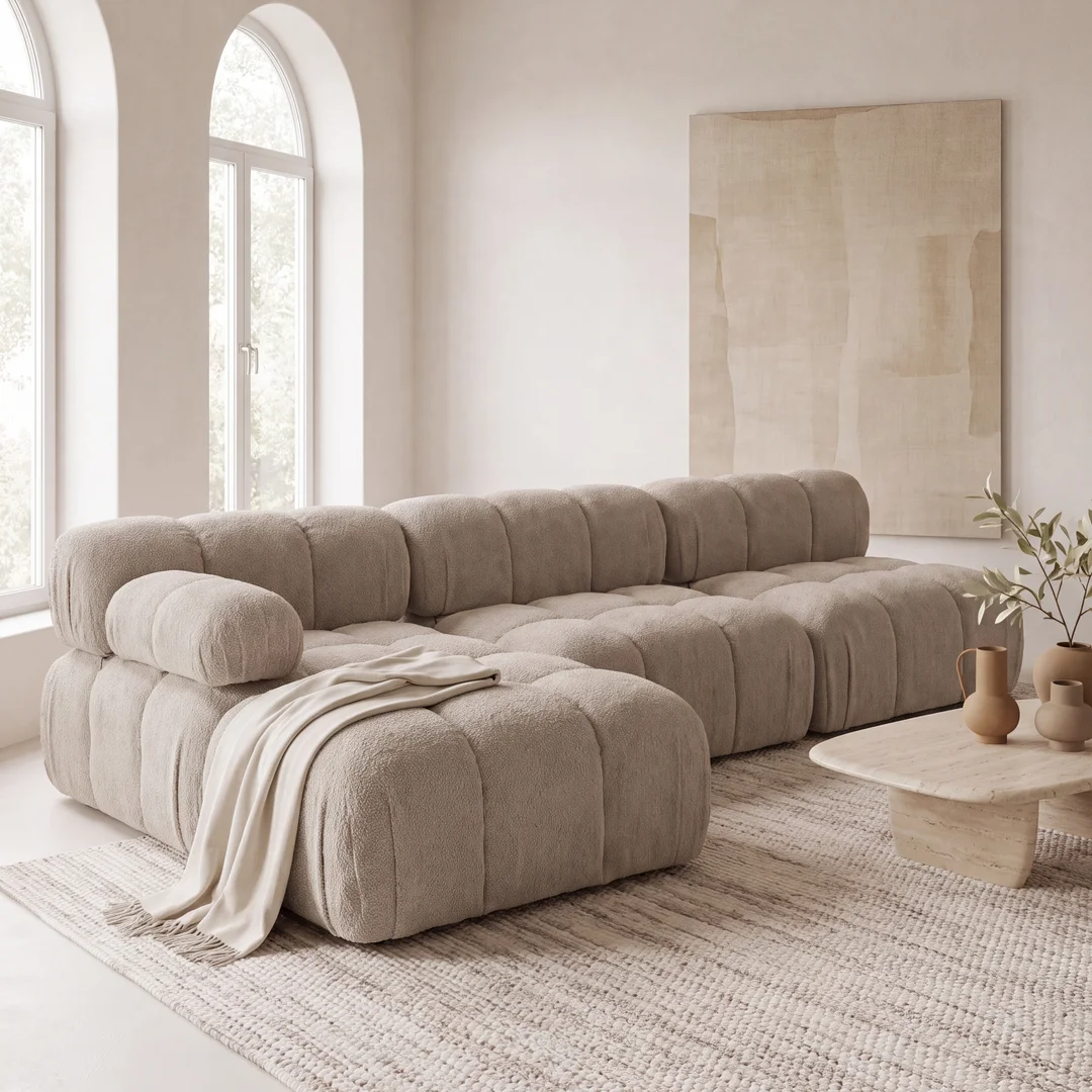 Narożnik modułowy Novanti pięcioosobowy z elastyczną konfiguracją 285x160 — Bubble 3