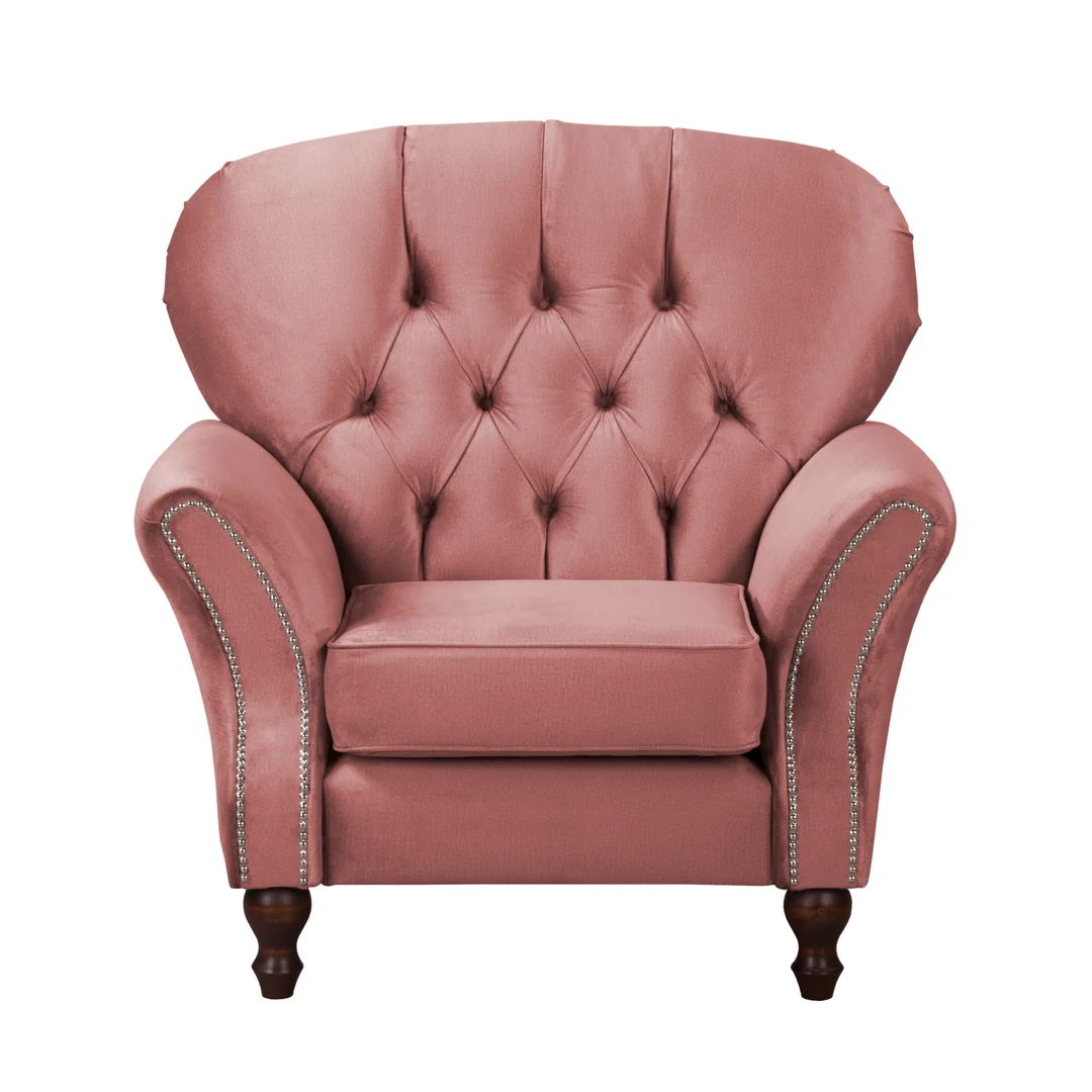 Fotel pikowany Chesterfield BOGOTA — Monolith 63