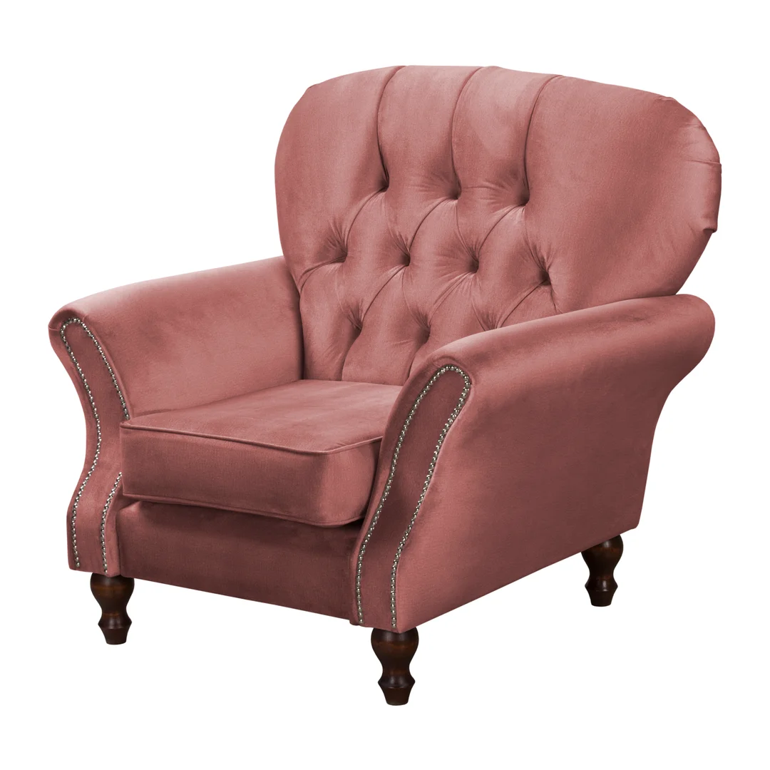 Fotel pikowany Chesterfield BOGOTA — Monolith 63