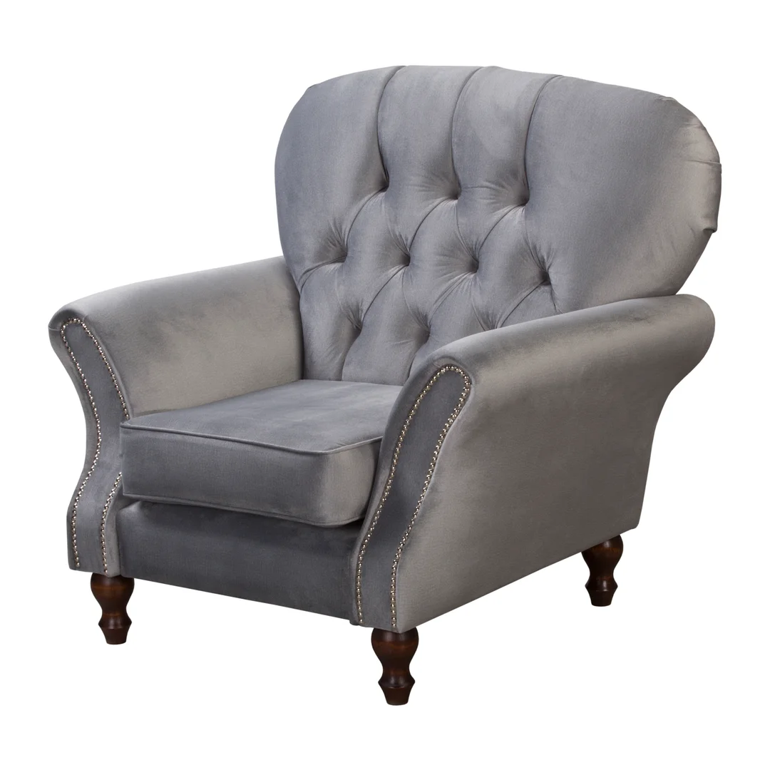 Fotel pikowany Chesterfield BOGOTA — Monolith 85